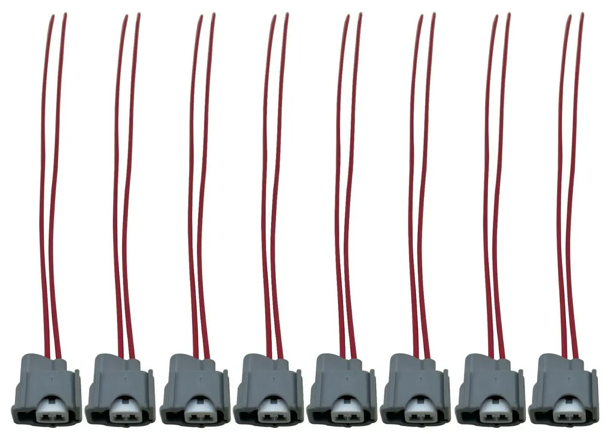 8 Fuel Injector Wire Harness Connector Plug Clip For 1Zzfe 2Zzge 1Uzfe 100187F90 1