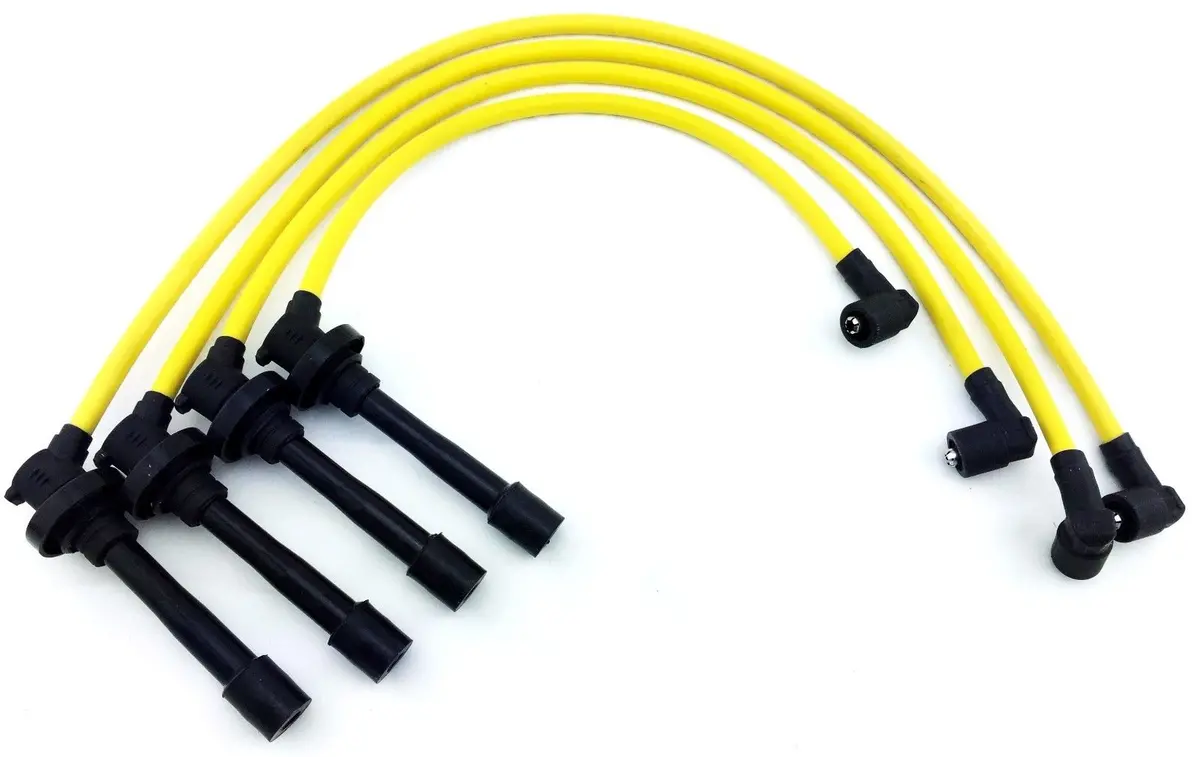 92-00 Ignition Coil Spark Plug Wire Wires Set 10.2Mm Honda Civic Delsol D16 Sohc 1