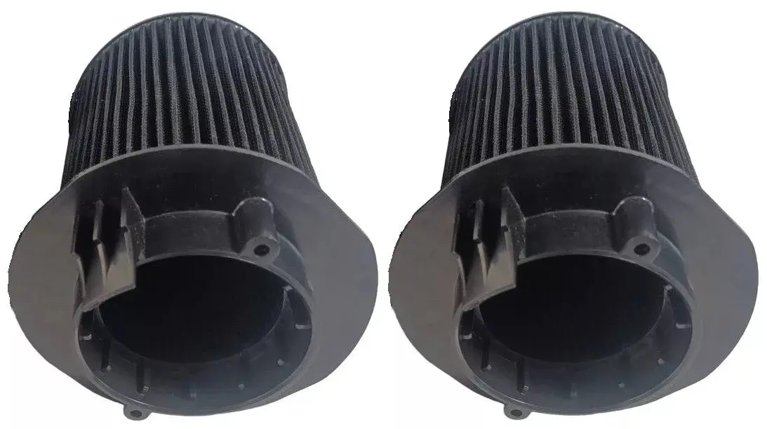 Performance Intake Air Filters X2 For 07-15 Audi R8 V8 4.2 4.2L Dohc Fsi Rhd Lhd 1