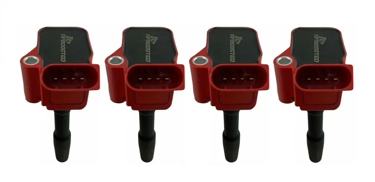 4 Pack Upgrade Ignition Coils For 13+ Golf R Jetta Golf Beetle Gti 1.8 2.0 Turbo 1