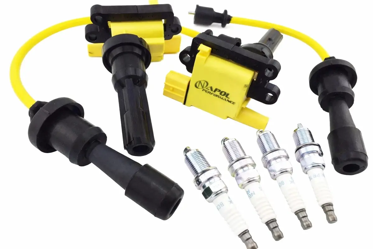 Fits Jdm Lancer Evolution Ignition Coil Packs Wires Plugs Set Evo 4 5 6 7 8 9 Mr 1