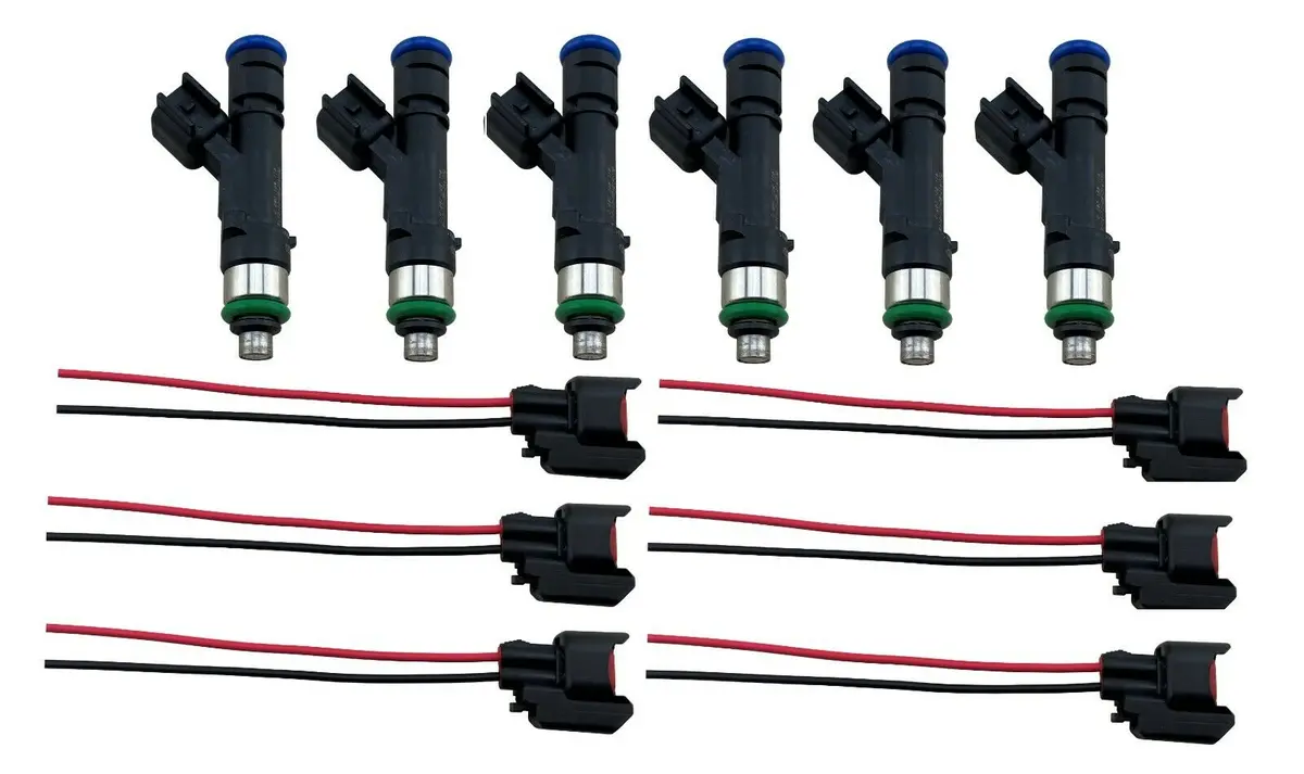 6 Fuel Injectors Fits Bosch Jeep Dodge Wrangler Chrysler 3.3L 3.8L V6 0280158119 1