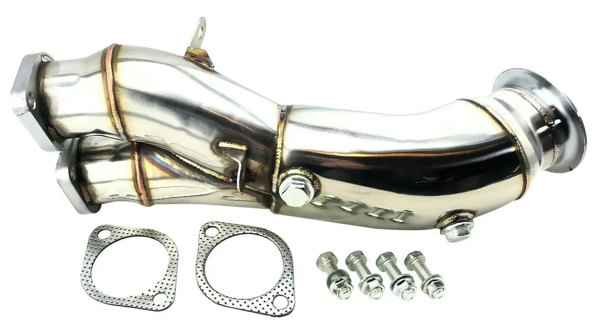 4" Exhaust Turbo Downpipe For 2010-13 135I 335I E90 E92 E93 12-15 X1 35I N55 E84 1