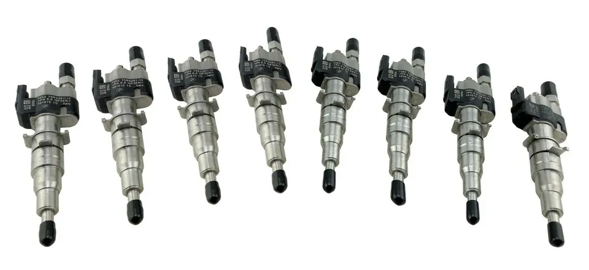 8 Index 12 Fuel Injectors For N63 4.4L V8 Twin Turbo 550I 650I 740I 750I X5 X6 1