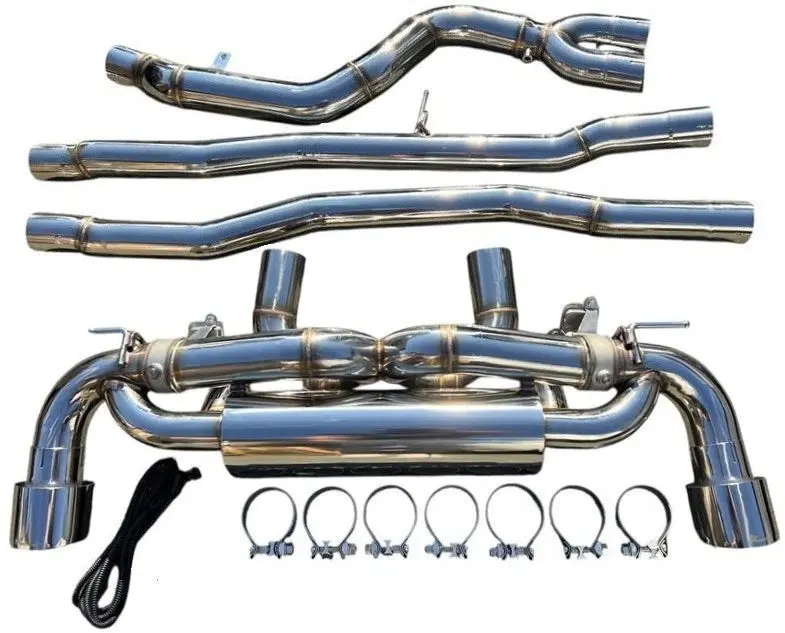 Fits 2020+ Supra Gr A90 A91 Mk5 3.0 Turbo 4.5" Dual Tips Cat Back Valved Exhaust 1