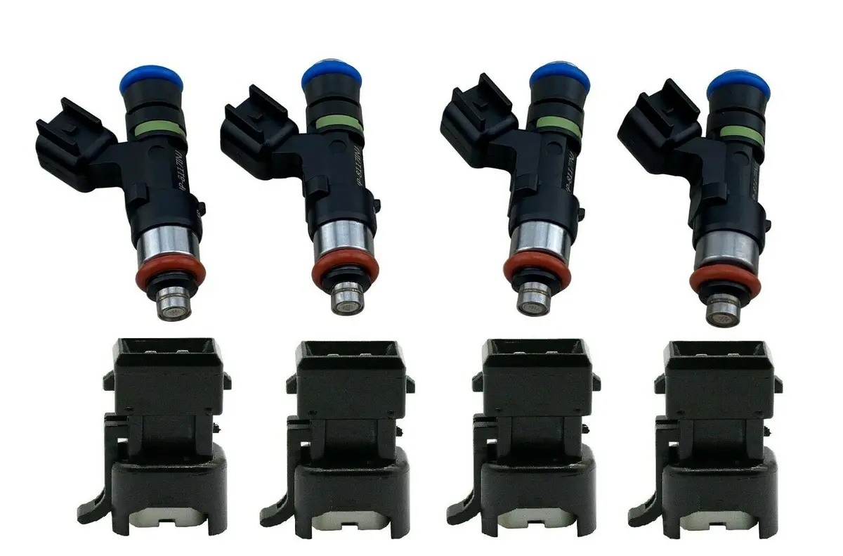 4X 52Lb 550Cc 14Mm Fuel Injectors For Ev14 Toyota Honda Audi Vw Mazda Ford Dodge 1