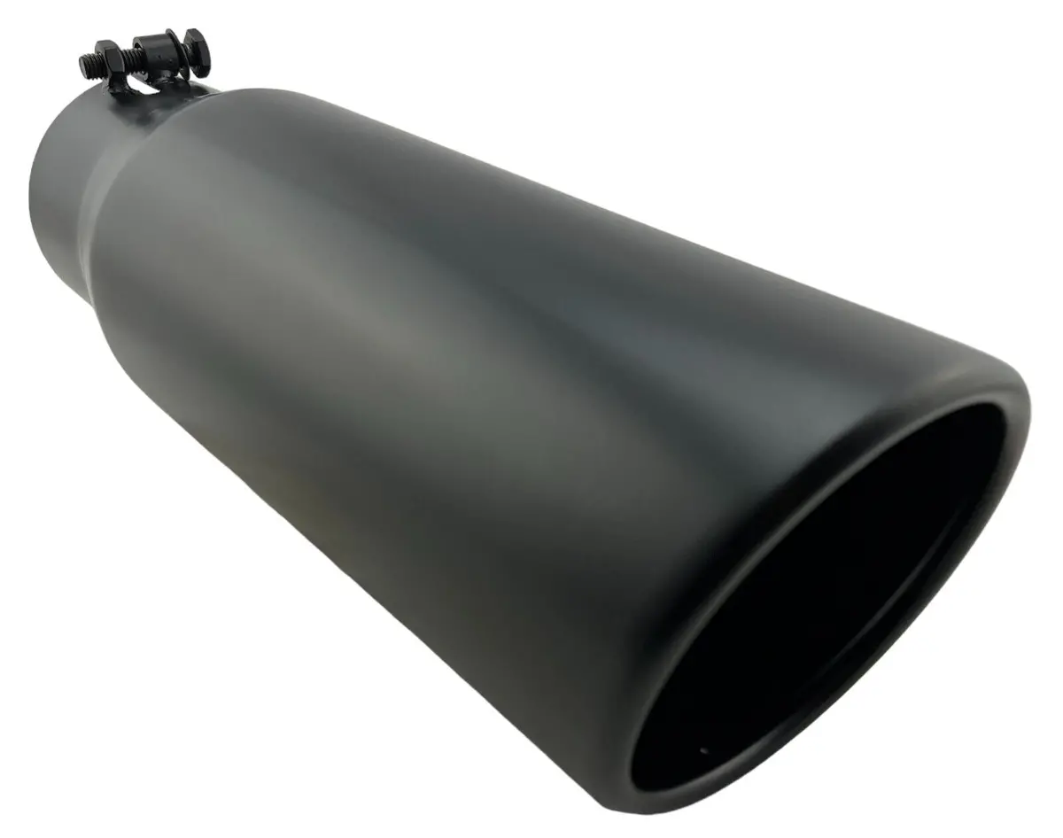 Bolt On Exhaust Tip Upgrade 4" In 5" Out For Silverado Sierra Ram 3500 F250 F350 1