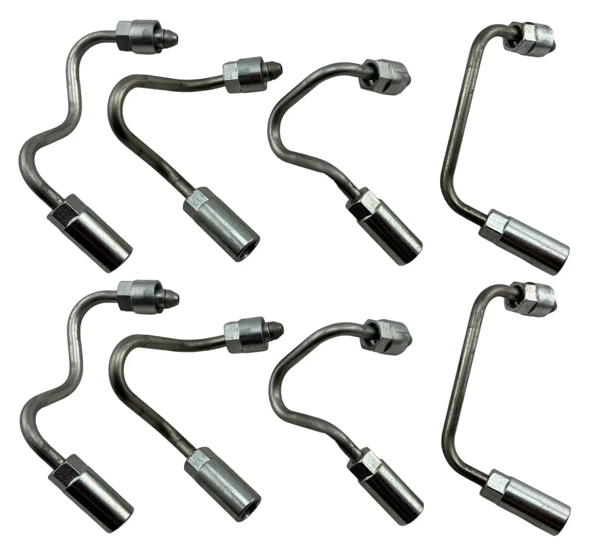 8 Diesel Injector Lines For 07-10 Sierra Silverado 6.6L 6.6 Lmm Duramax Turbo V8 1