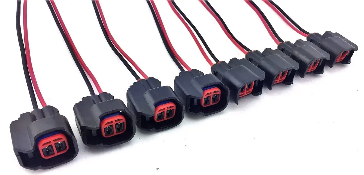 Ev6 Ev14 Fuel Injector Pigtails Connectors Dodge Ford 5.0L Chevy 5.7L Ls2 Ls3 Gm 1
