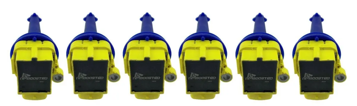 Set Of 6 Performance Ignition Coil Packs For 1999-06 Volvo Xc90 S80 2.8L 2.9L I6 1