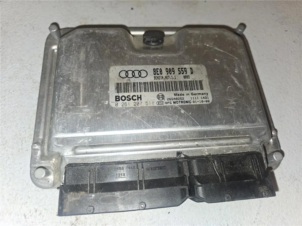 2002 - 2003 Audi A4 A6 Engine Control Module Unit Ecm Ecu 8E0 909 559 D Oem 1
