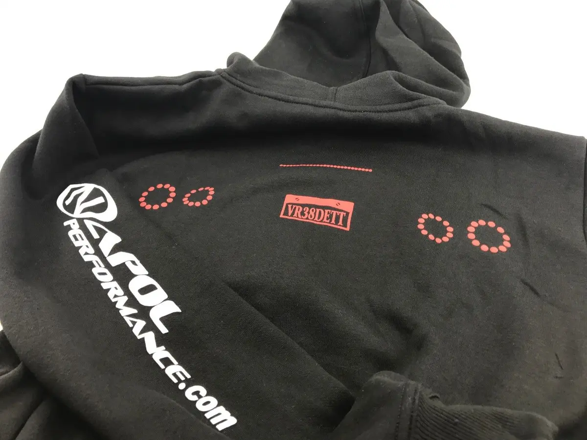 Skyline R35 Rear Led Vr38dett Hoodie Zip Up Jacket Jumper Sweater Zipup Pullover 1