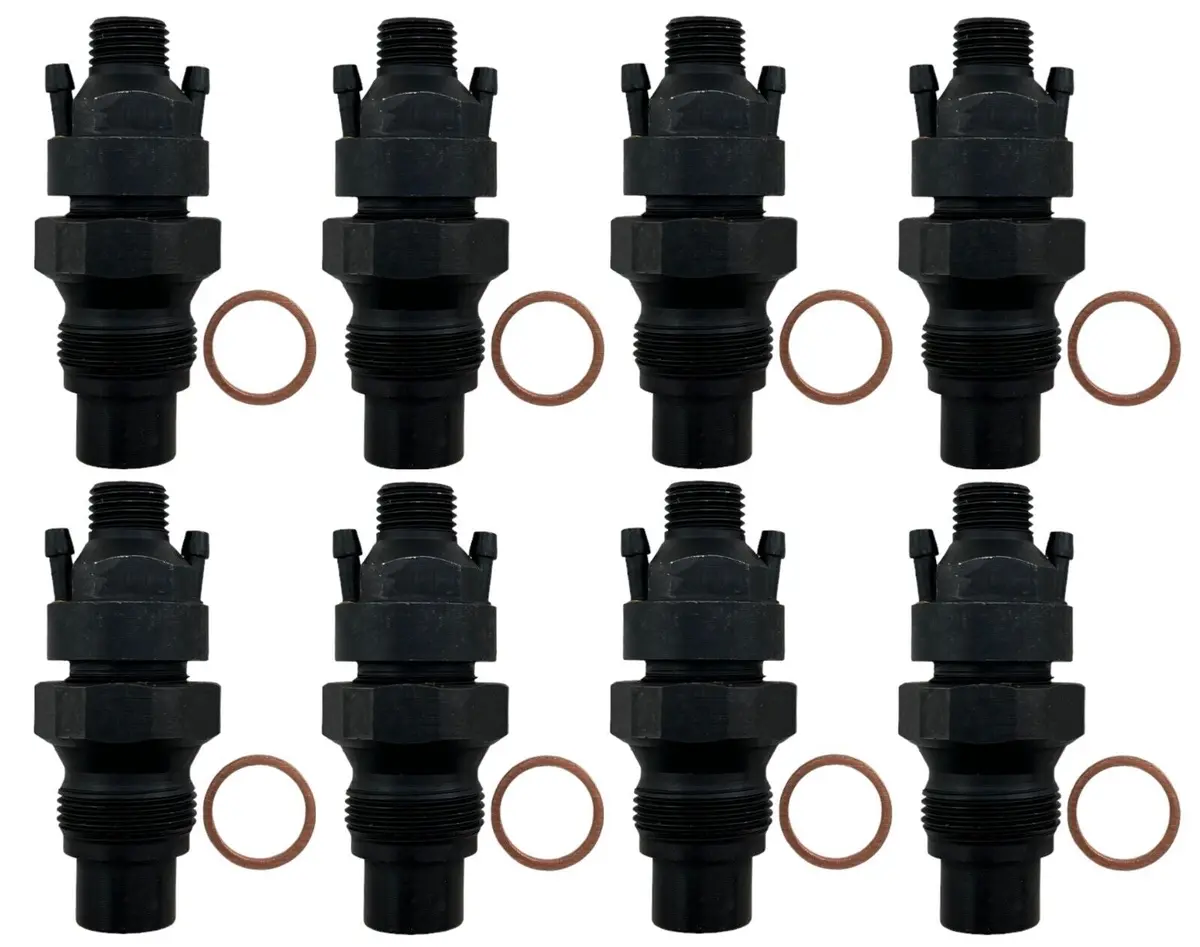 8 Fuel Injectors + 311 40Hp Nozzles Fits 92-05 Gm Chevy 6.5L 6.5 V8 Turbo Diesel 1