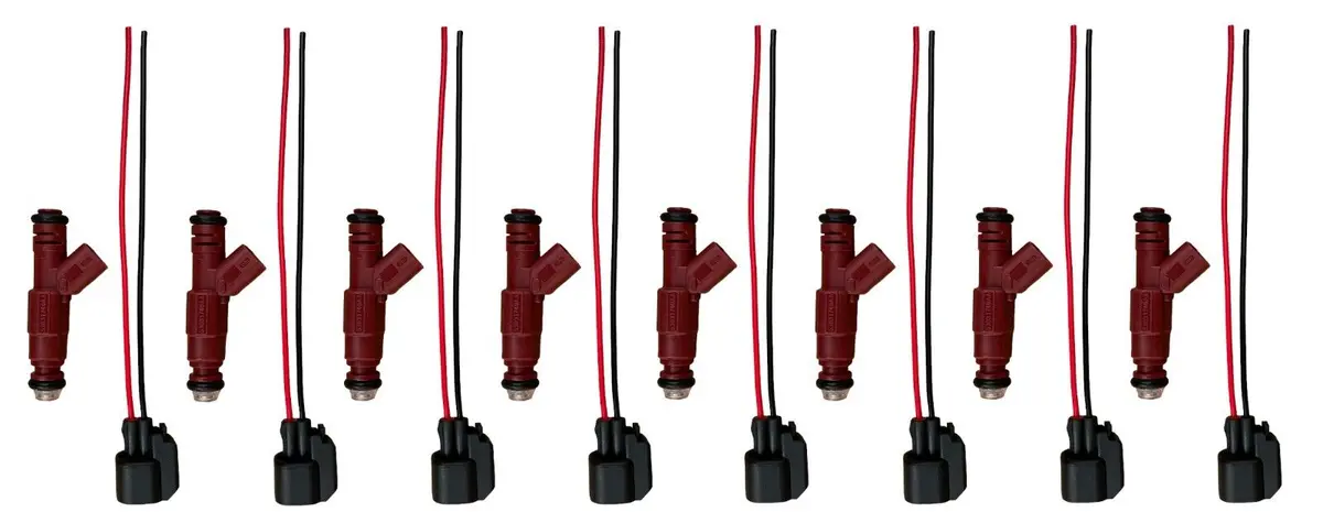 8 Pcs Fuel Injectors Set Fits 97-03 Ram 1500 2500 3500 5.9 5.2 V8 Dakota Durango 1