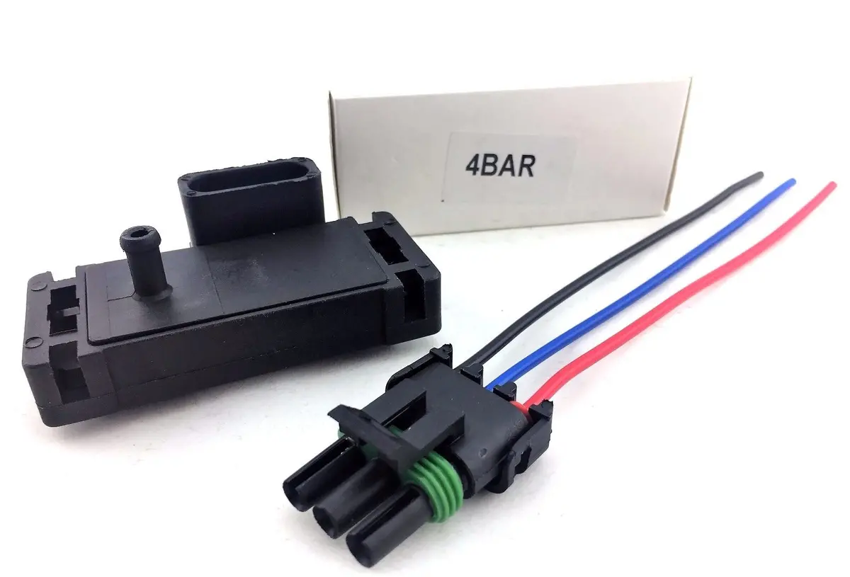 Gm 4 Bar Map Sensor Gmc Delphi Accel Dfi Chrome Msd Turbo Supercharged Modified 1