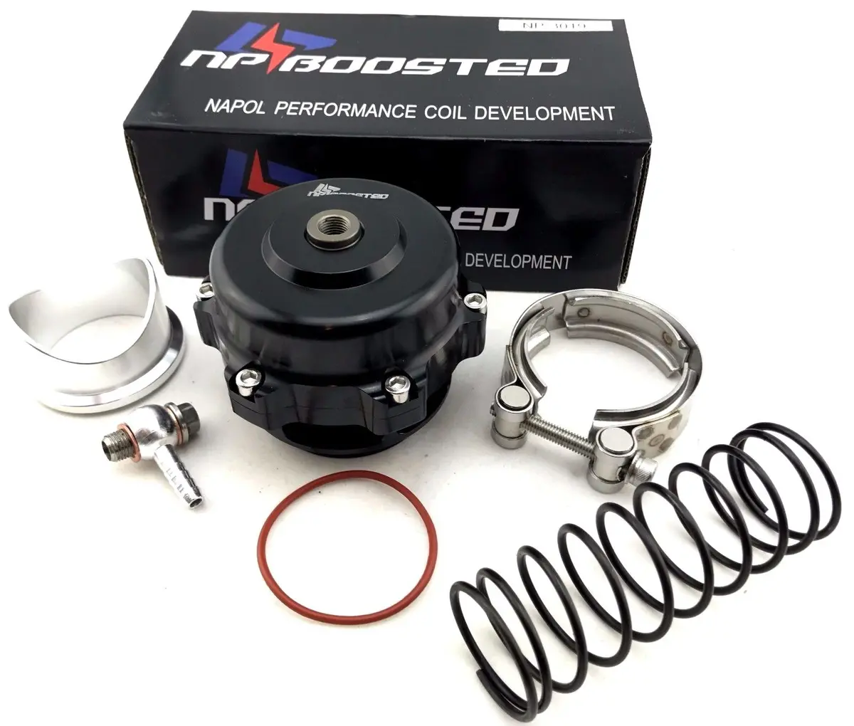 50Mm Bov Black Aluminum 1-35Psi Turbo Supercharged Lancer Evo Impreza Sti Jdm 1