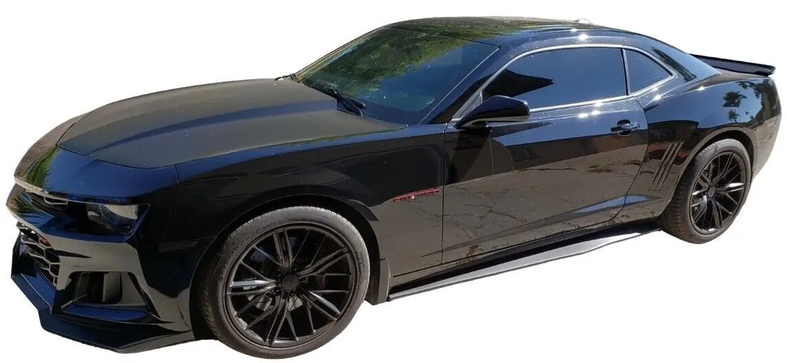 Left + Right Side Skirts Set Fits 2010-2015 Camaro Rs Ss Ls Lt 1Ss 2Ss 1Lt V8 V6 2