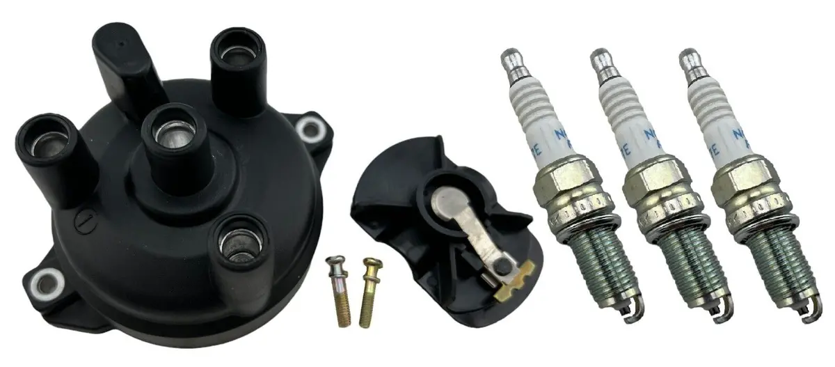 Distributor Ignition Cap Rotor Spark Plugs For Carry Every Jimny Minicab F6a 660 1