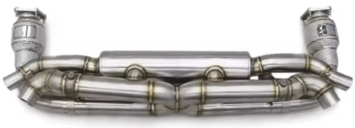 304 Stainless Exhaust System Fits 2012-2019 Porsche 911 Turbo S 991.1 991.2 3.8T 1