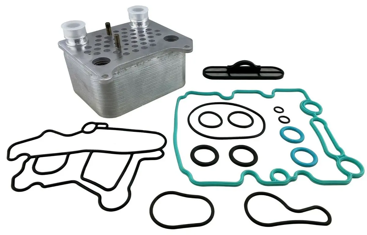 Upgraded Oil Cooler Kit W/ Gaskets Seals For Ford 6.0L Powerstroke Turbo Diesel 1