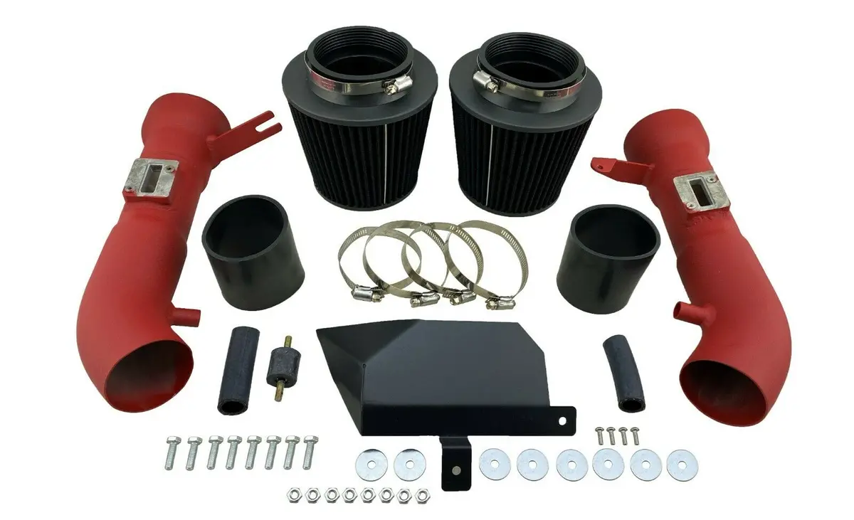Performance Cold Air Intake W Filters For 08-17 370Z Jdm Fairlady Z G37 3.7 Vq37 1