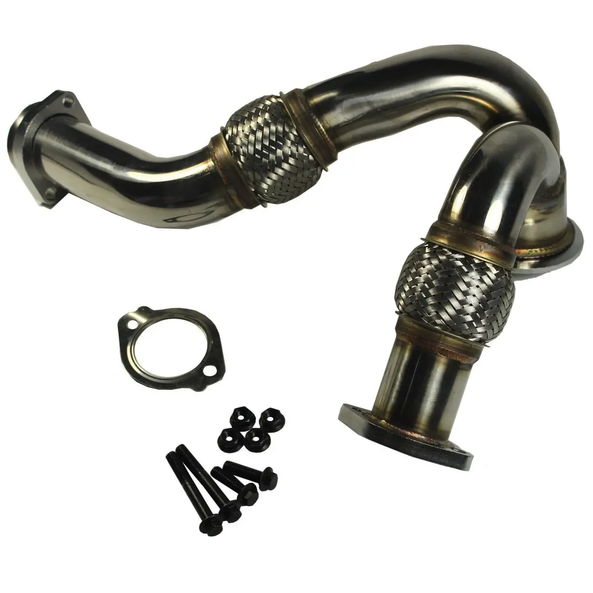 Turbo Y-Pipe Up Pipe Exhaust Kit 2003-07 Ford 6.0L F250 F350 F450 F550 Excursion 1