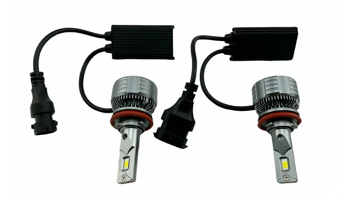 H8 H9 H11 H16 Led Head Lights 4500Lm Hid White Light Kit Low Beam Bulbs 6000K X2 1