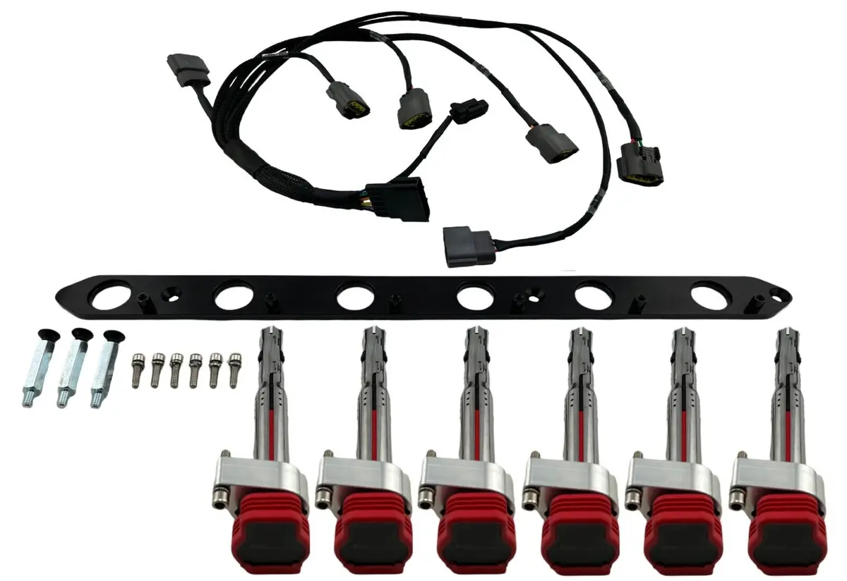 Fits Vag R8 Ignition Coil Pack Adapter Bracket + Harness To R33 Gt-R S1 Rb26dett 1