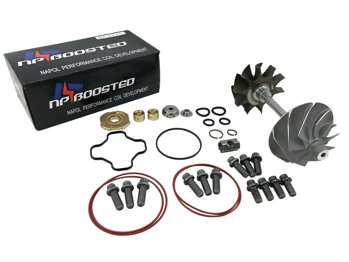 Gtp38 Compressor Wheel Tp38 7.3L Turbo Rebuild Kit Exhaust Turbine Shaft Upgrade 1