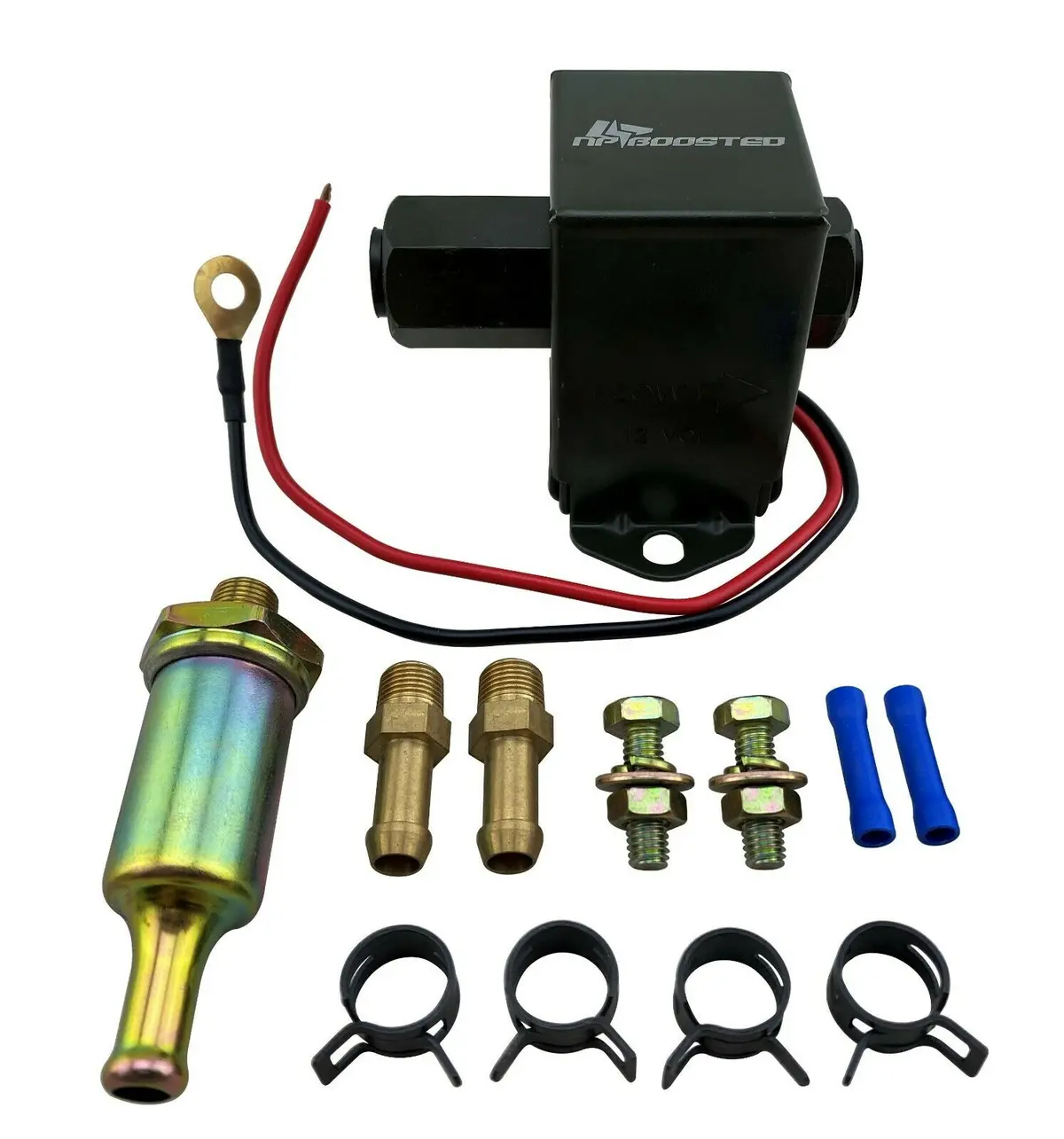 12V Heavy Duty Low Pressure Universal Electric Fuel Pump Kit Gas Diesel 4-6 Psi 1