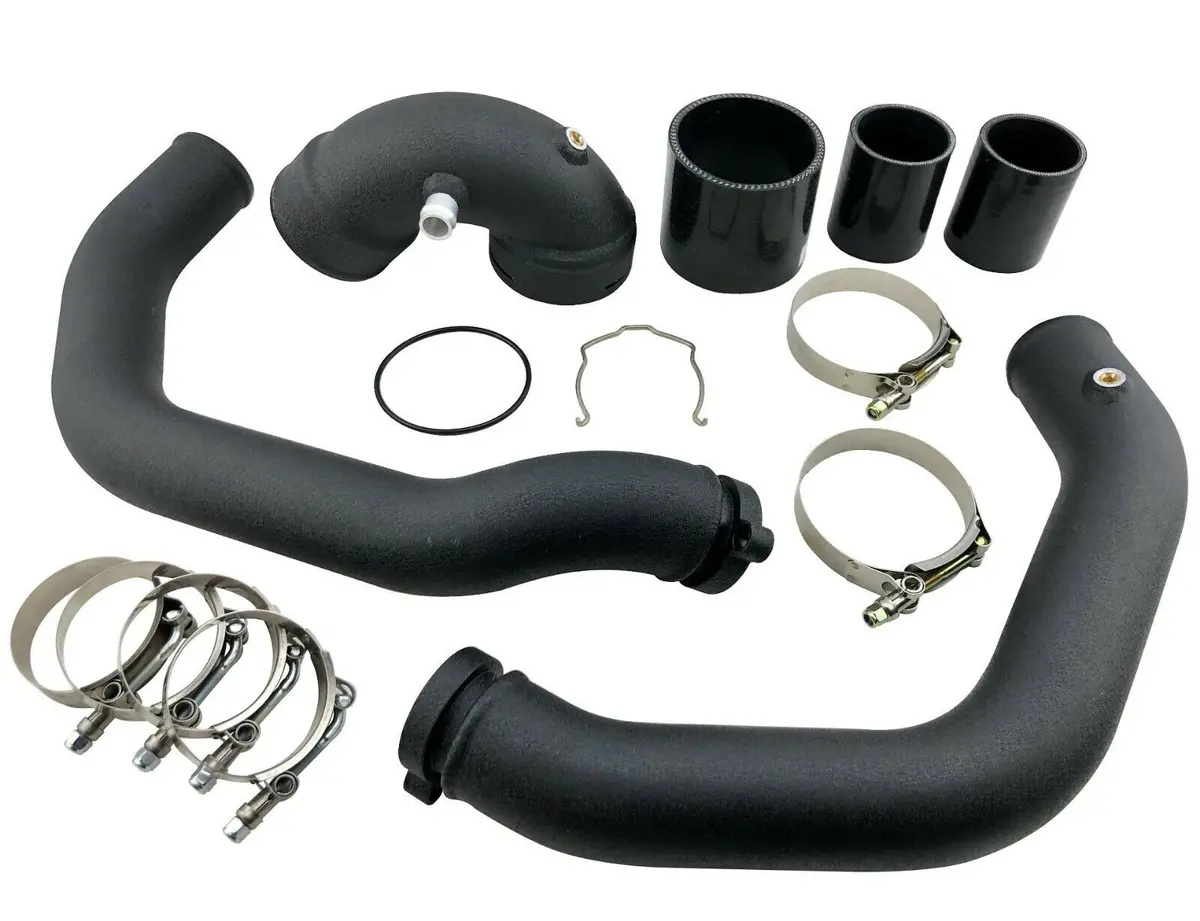 Charge Pipe Turbo To Intercooler & Hi Flow Elbow For 2014+ M3 M4 F80 F82 F83 S55 1