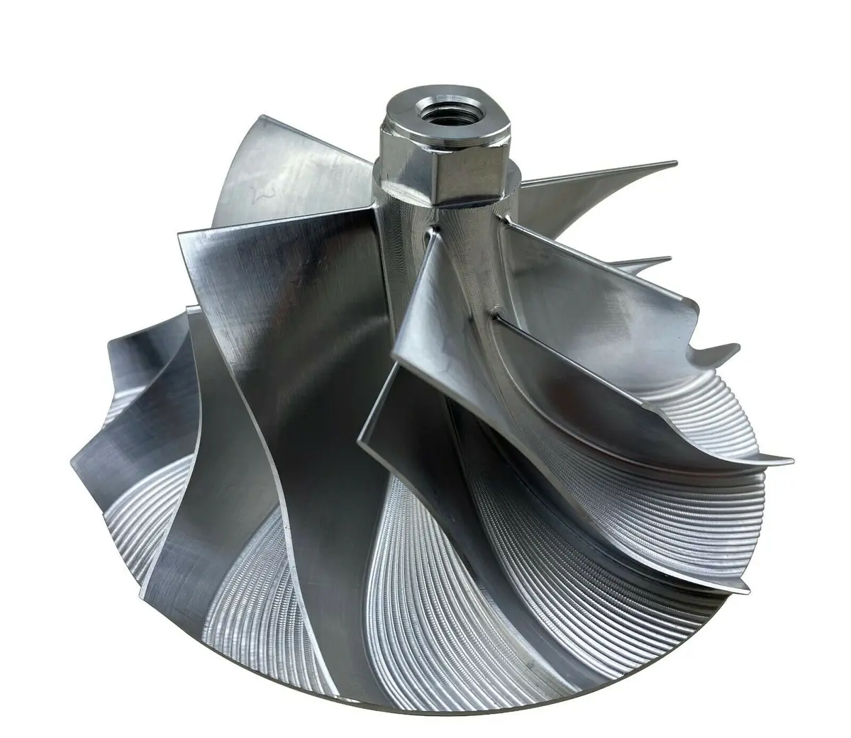 Turbocharger Extended Tip Billet Compressor Wheel For Powerstroke 6.0L Diesel V8 1