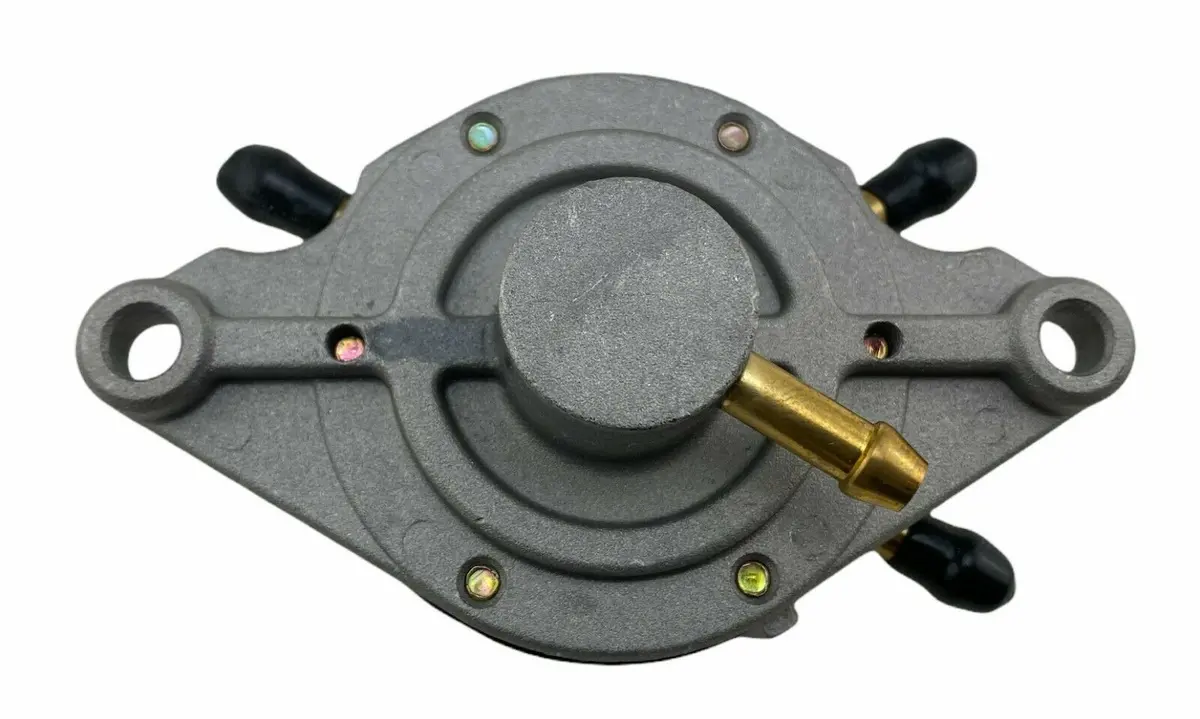 35Lph Round Fuel Vacuum Pulse Pump Dual 2 Outlet Fits Polaris Arctic Cat Ski Doo 1