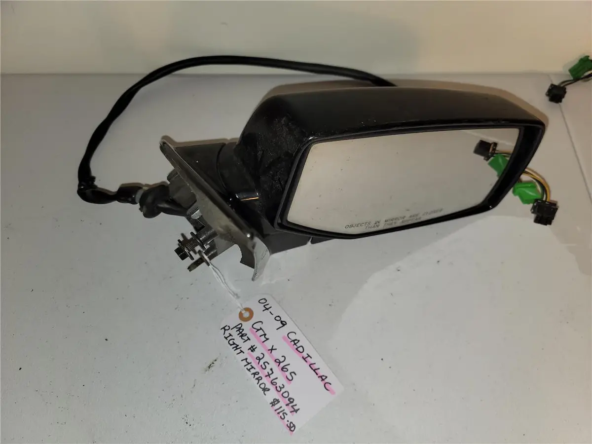 2004 - 2009 Cadillac 25763094 Right Mirror 713606 Oem 1