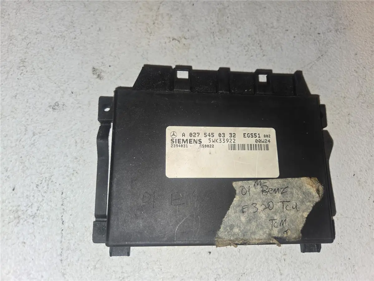 2001 - 2003 Mercedes C240 Tcm Transmission Control Module A 027 545 03 32 Oem 1