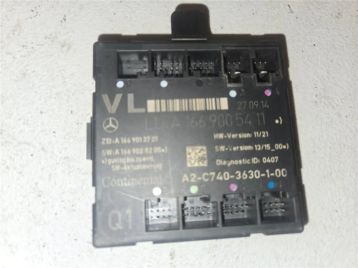 2014 - 2017 Mercedes Cla250 Left Front Door Control Module A 166 900 54 11 Oem 1