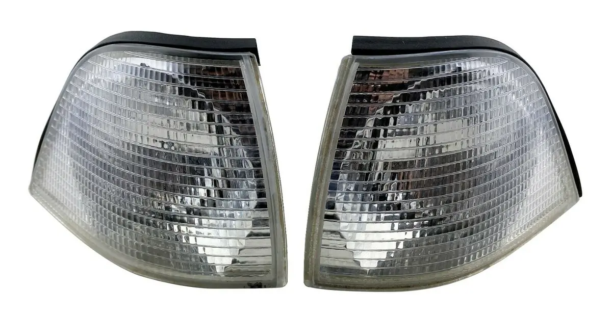 Euro Clear Corner Markers Signal Light Pair For 92-99 Bmw E36 2D Coupe Cabrio M3 1