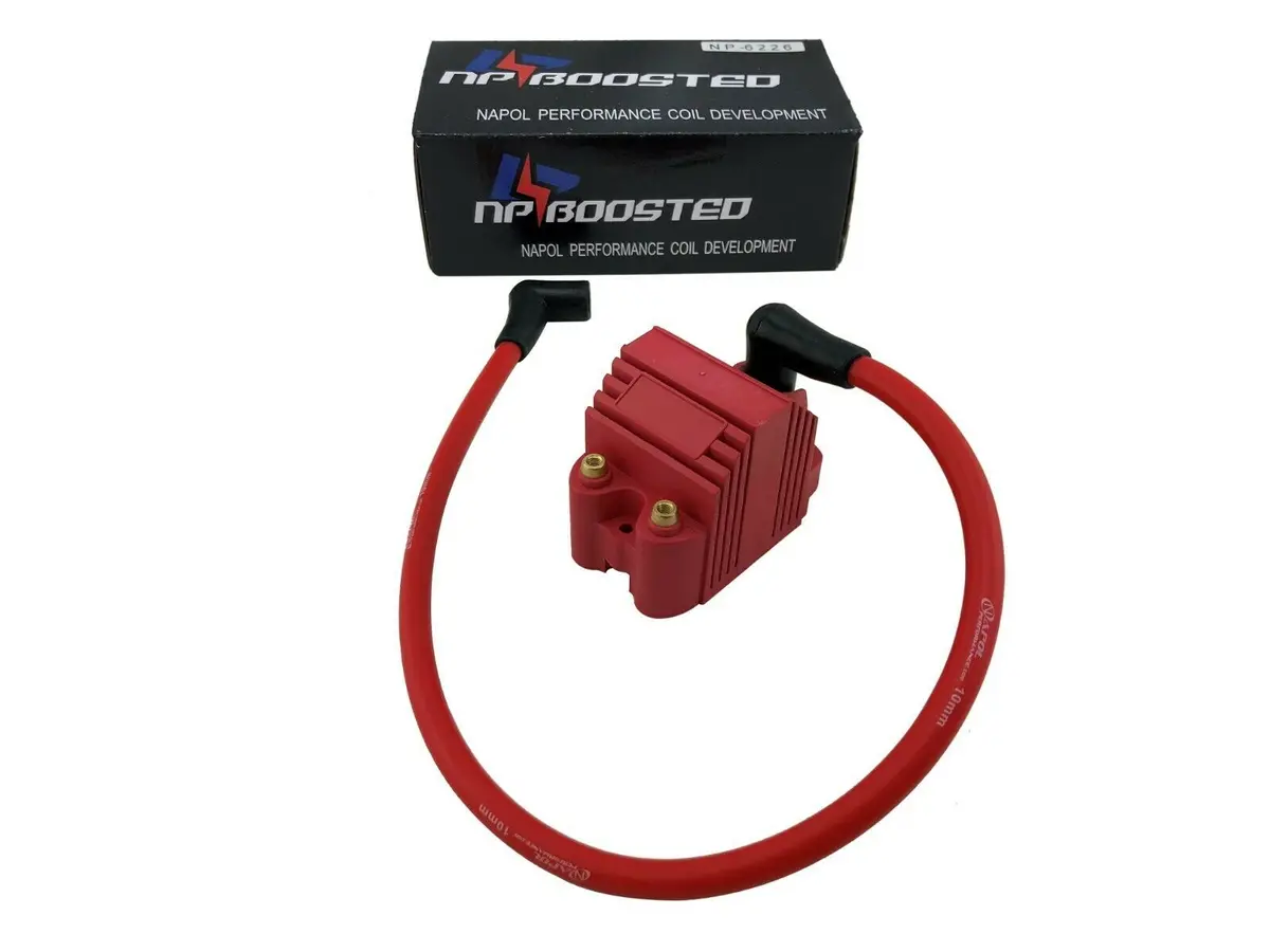 Ignition Coil Pack Hi Voltage Output 40Kv + 10Mm Plug Wire Fits Blaster Ss 8207 1
