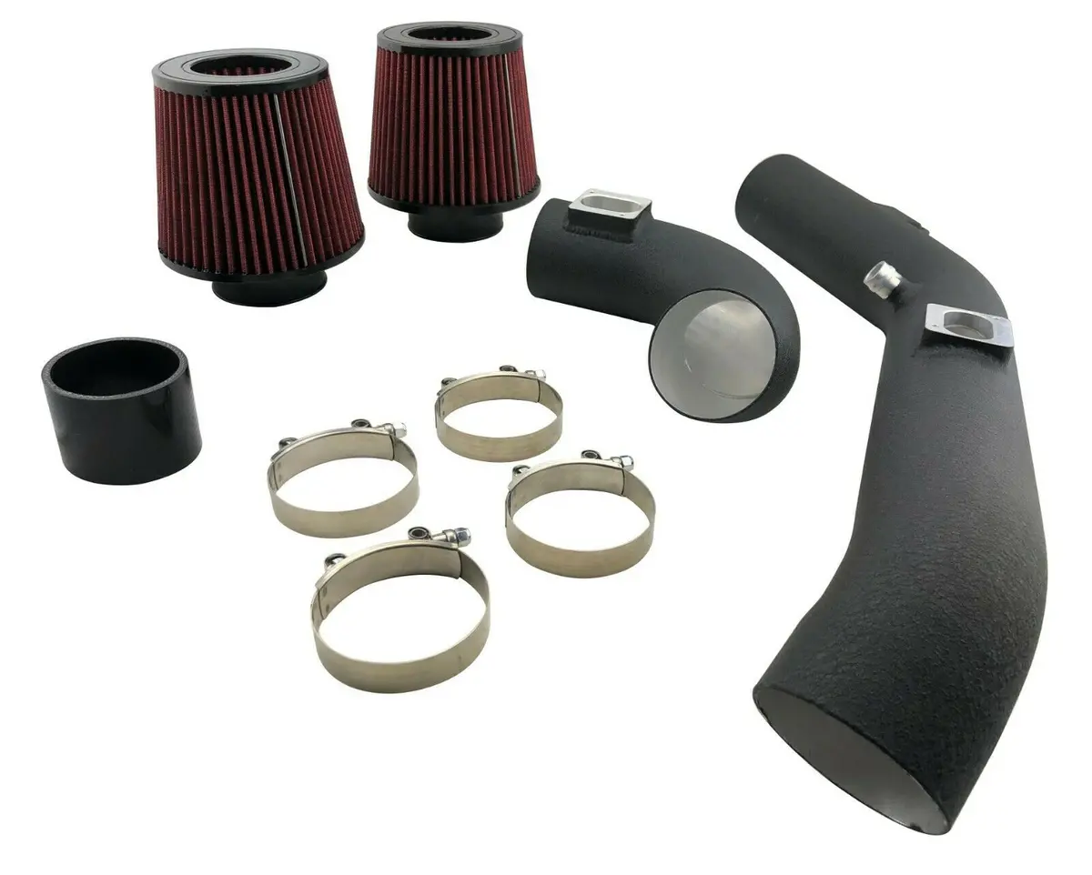 3" Upgrade Air Intake Pipes + Filters Kit For 15-19 M2 M3 & M4 F80 F82 S55 3.0L 1