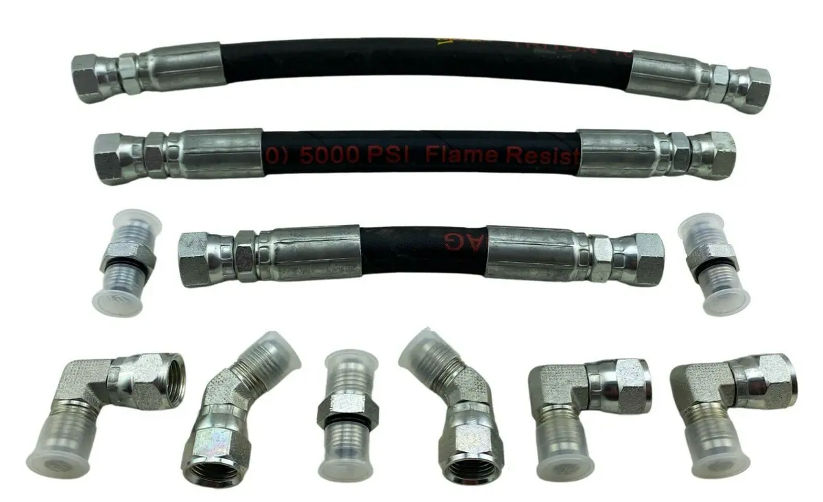 7.3 Turbo Diesel Hpop Oil Pump Line Crossover Hose Fitting For 94-97 Powerstroke 1