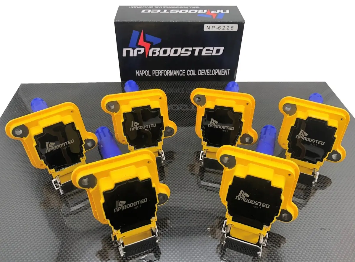6 Pack 98-05 Ignition Coil Packs Turbocharged Audi S4 A6 Allroad Quattro V6 2.7L 1