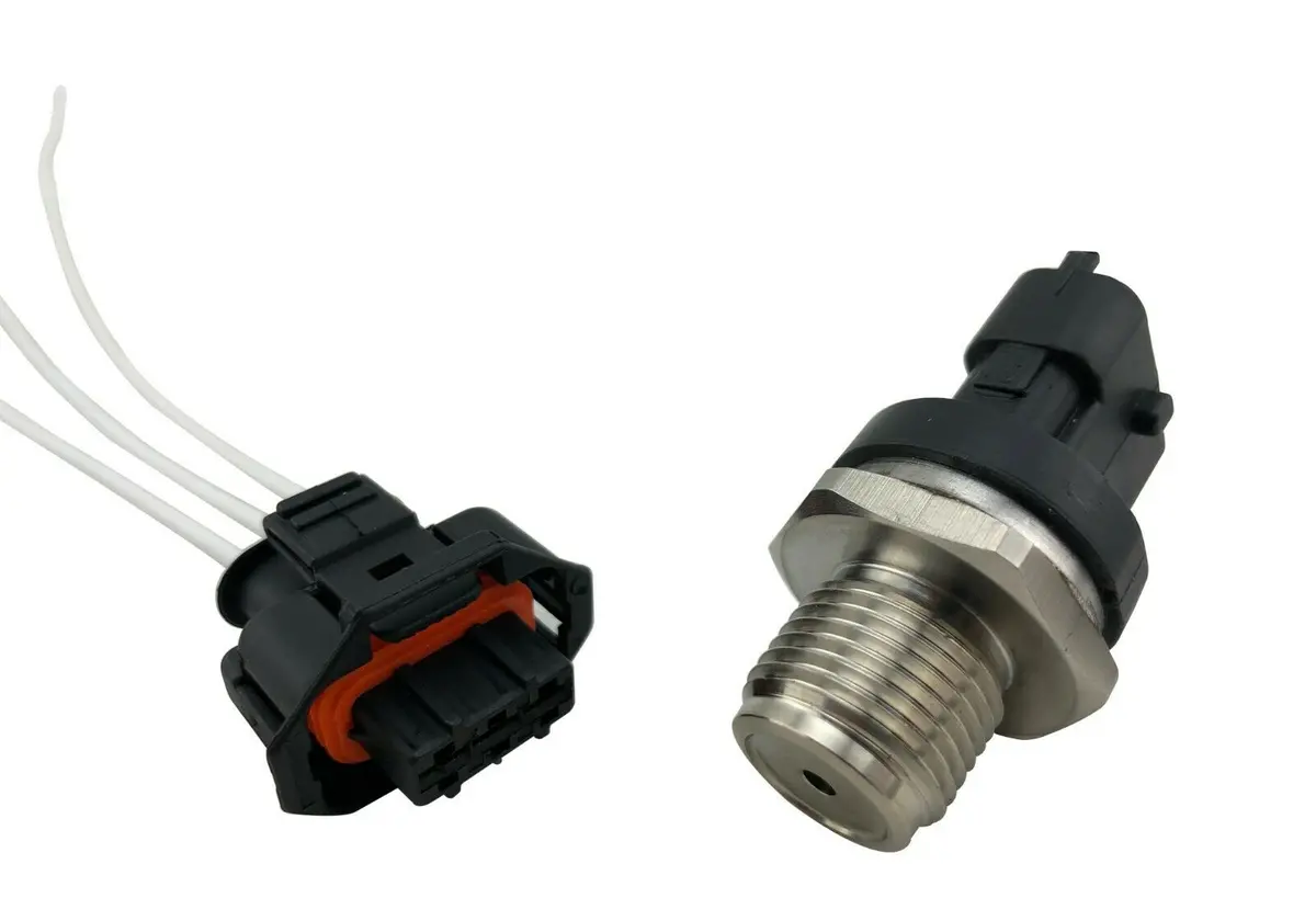6.7L 6.7 Fuel Rail Pressure Sensor For Dodge Ram Cummins 2007.5-12 Fits 5297640 1
