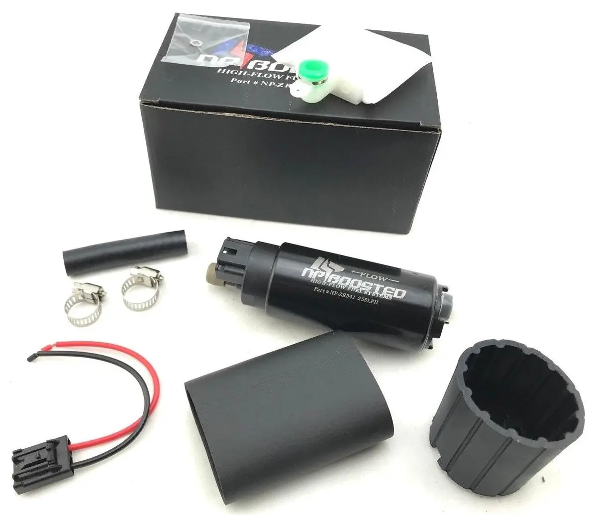 Hi Flow 255Lph Fuel Pump 180Sx 240Sx Sr20det S13 S14 S15 W/ Install Kit 400-766 1