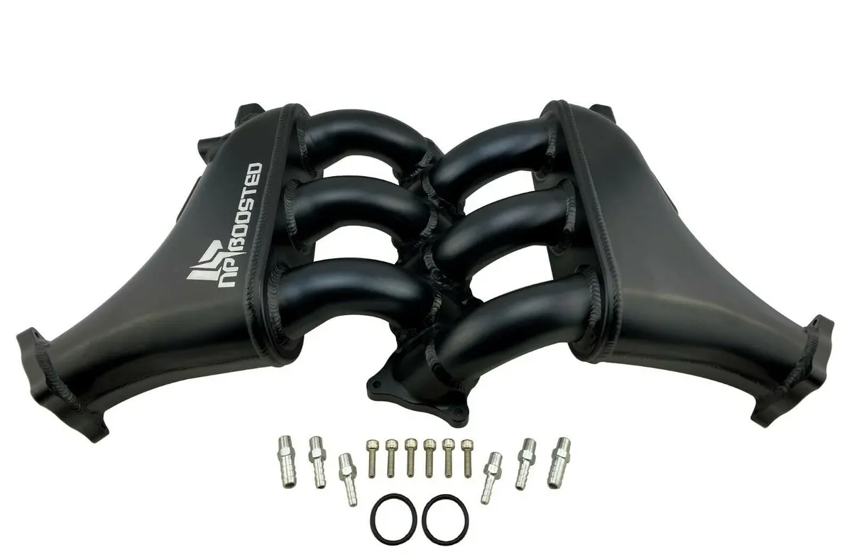 Performance Aluminum Intake Manifold Plenum For Nissan Skyline Gtr R35 Vr38dett 1