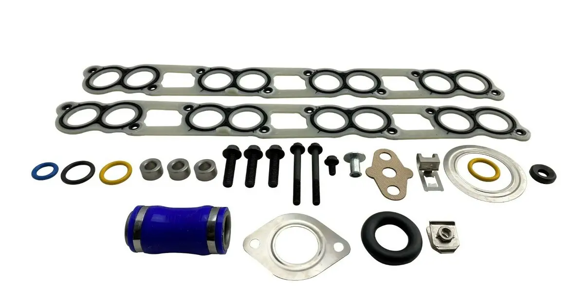 Intake Manifold Plenum Gasket Kit For 03-10 Ford Powerstroke Diesel 6.0L 6.0 V8 1