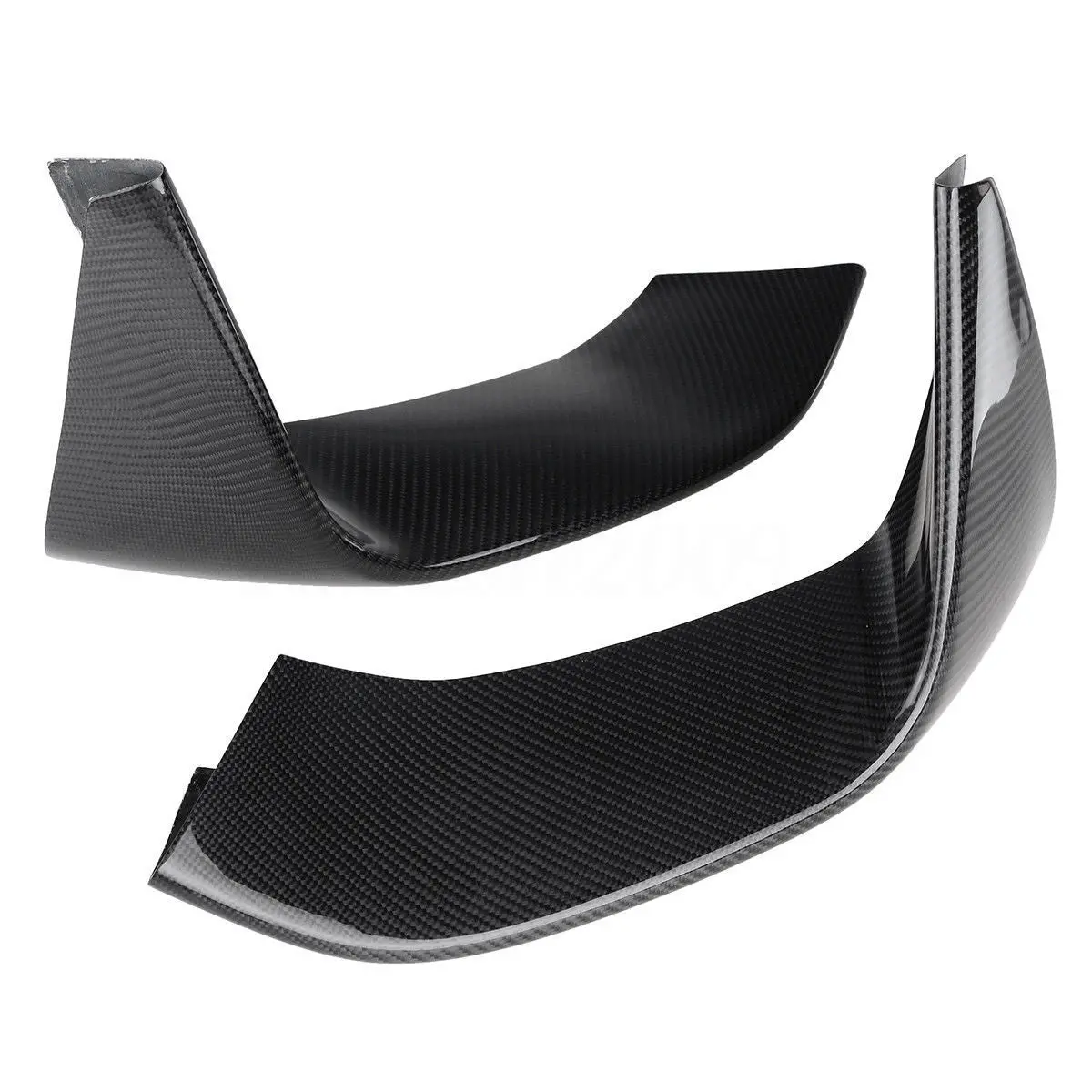 2Pcs Carbon Fiber Front Bumper Splitter Lip For Bmw F80 M3 2015-18 F82 M4 14-18 1