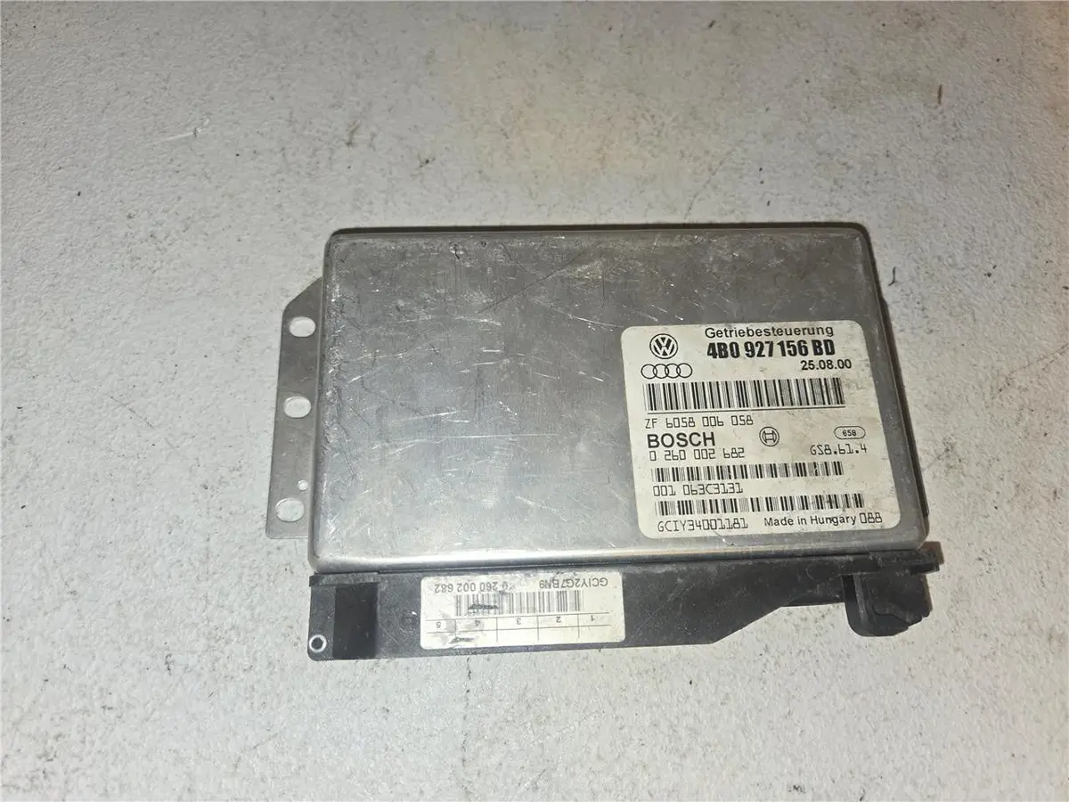 2000-2002 Audi A6 Quattro 2.7L Turbo Transmission Control Module 8D0927156bd Oem 1
