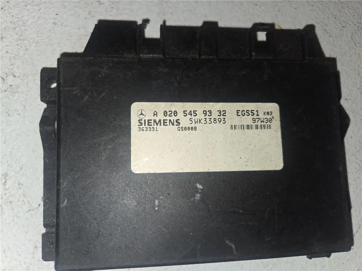 1998 - 1999 Mercedes-Benz W210 Transmission Computer Module A 020 545 93 32 Oem 1