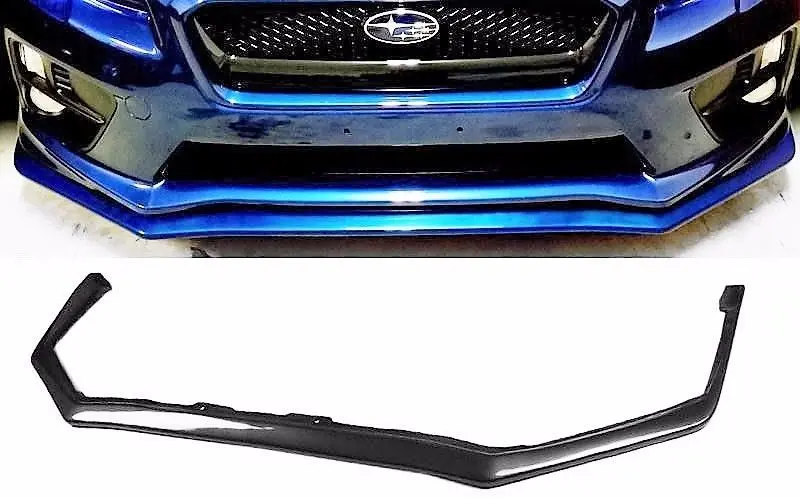 2015 2016 2017 V Style Front Lip Spoiler Bumper Cover Skirt Impreza Wrx Sti Jdm 1