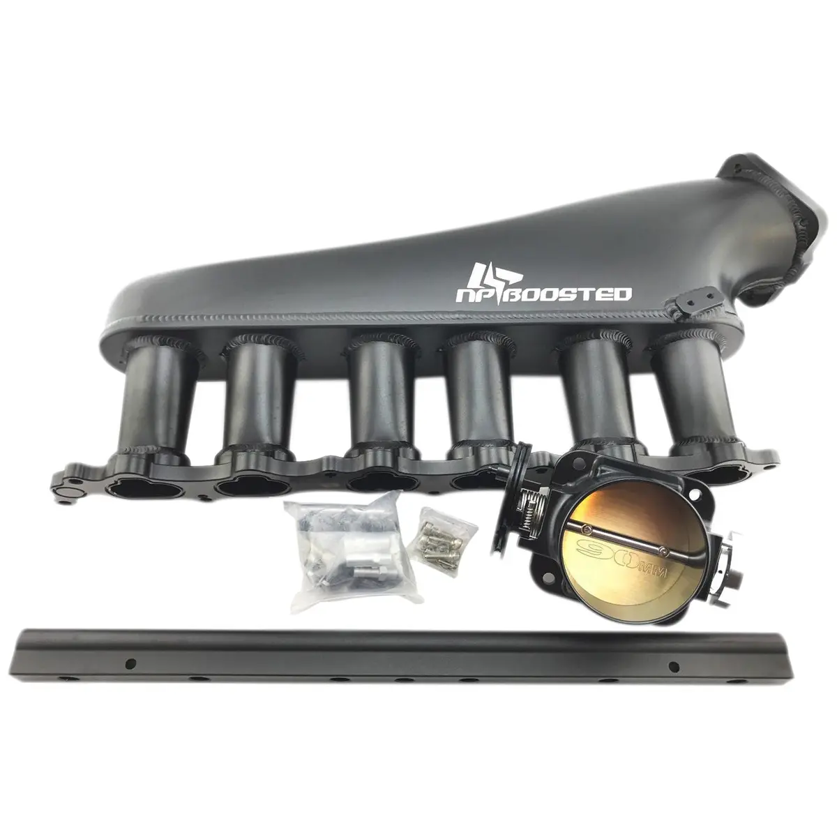 1993+ Toyota Supra Mk4 2Jz-Gte Custom Intake Manifold Kit W/ 90Mm Throttle Body 1